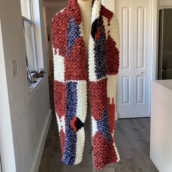 Chunky very long scarf Zara - Picture 2 of 8